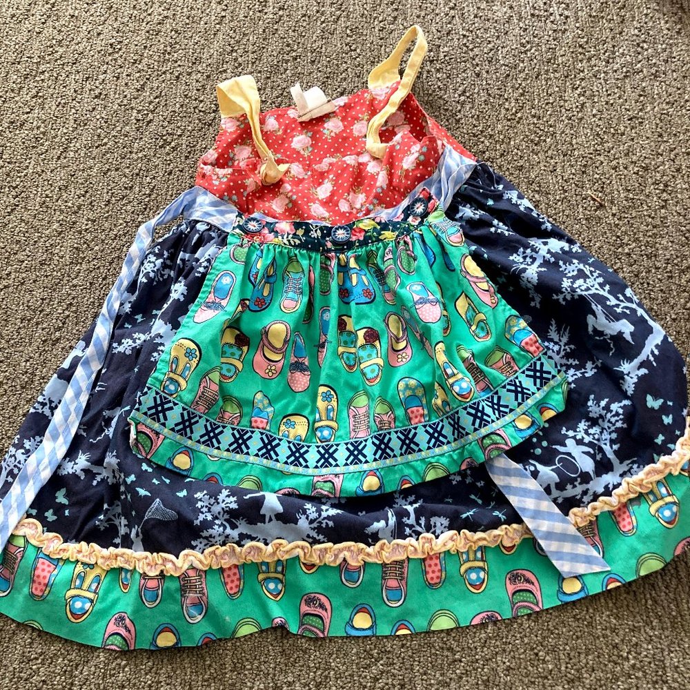 Matilda Jane Shoe Dress Sz4